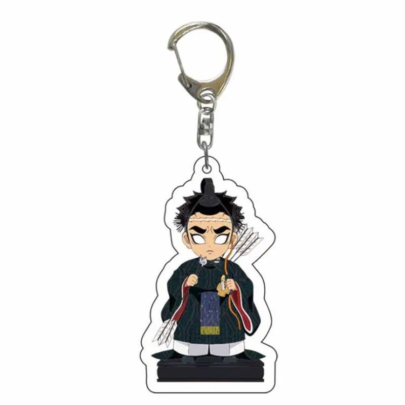 

Anime Demon Slayer Creative SM Kneeling Keychain Kimetsu No Yaiba Keyring Douma Giyuu Kyoujurou Sabito Pendant Accessories Gift