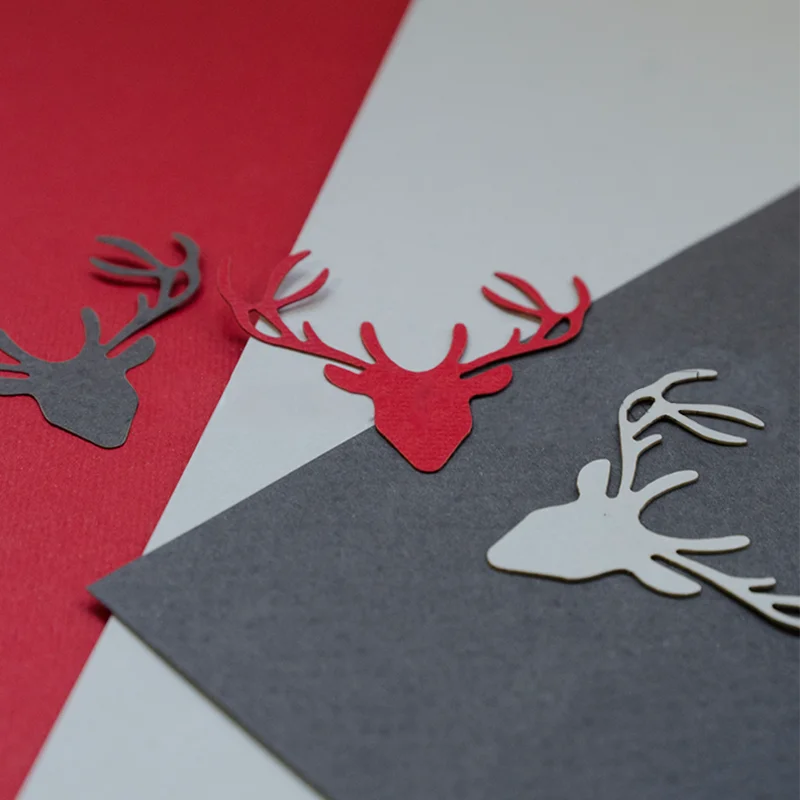 Художественные металлические Вырубные штампы декор в виде головы оленя вырубки