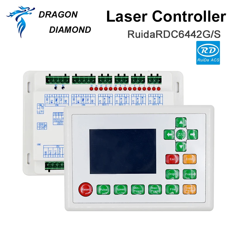 DRAGON DIAMOND Co2 лазерный DSP контроллер системы Ruida RDC 6442 г/локон для лазерной гравировальная и режущая машина RDC 6442 6442 г 6442 с
