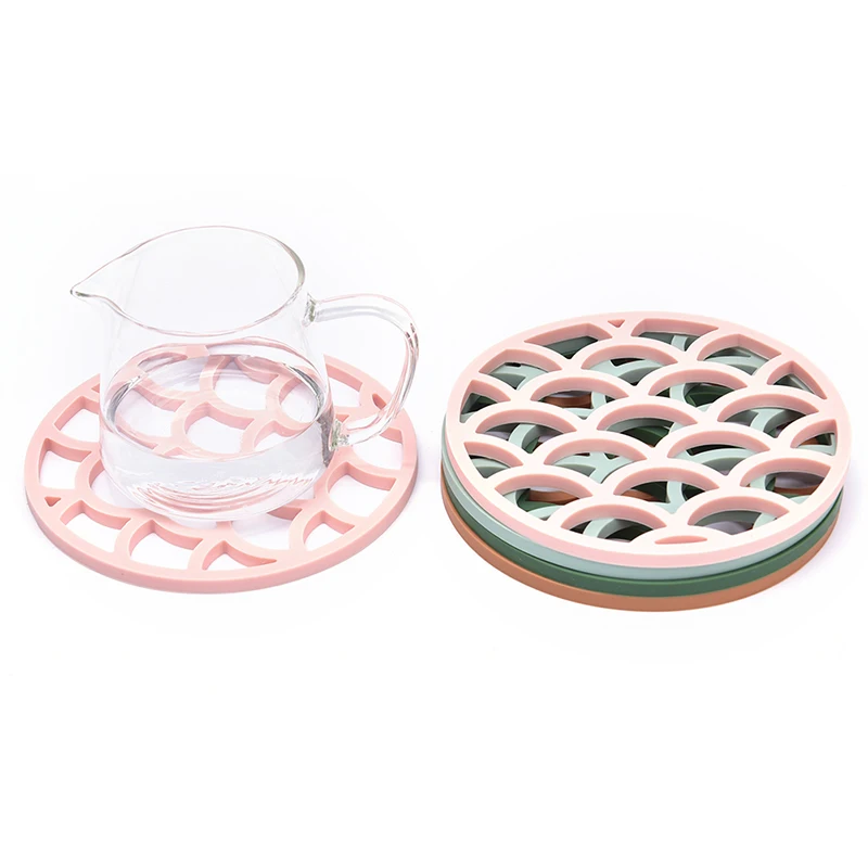 Креативная силиконовая чашка для горки в скандинавском стиле коврик круглый