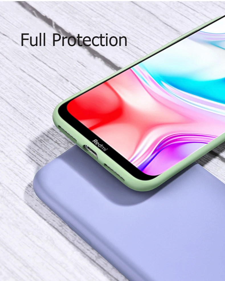 Жидкий силиконовый чехол для Redmi 8, 8A, чехол-бампер, противоударный чехол, мягкий ТПУ чехол для телефона, для Xiaomi Redmi 8, 8A, 8 a, чехол Global
