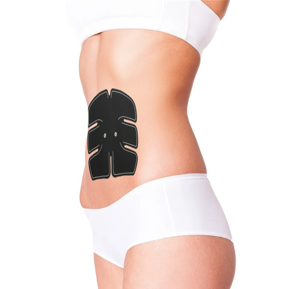 Стимулятор мышц гель Замена ABS наклейки для похудения EMS муслсе брюшной патч руки бедра тренировочное устройство нашивка с комбинацией букв