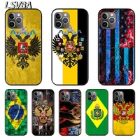 fashion flags world for apple iphone 12 11 xs pro max mini xr x 8 7 6 6s plus 5 se 2020 black silicone cover phone cross