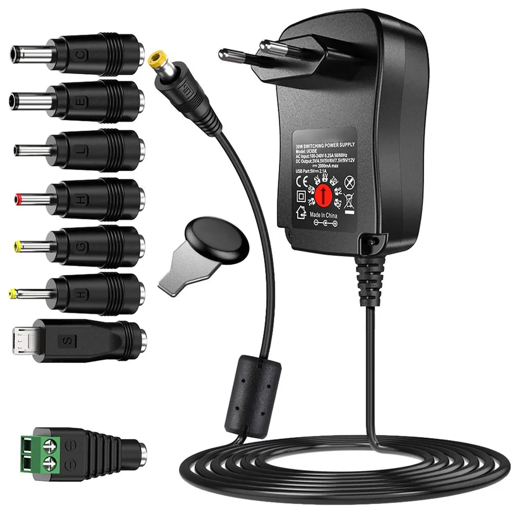 

Multifunctional Adjustable Power Adapter Switching Power Supply Universal Household Electronic LED Strip Adapter