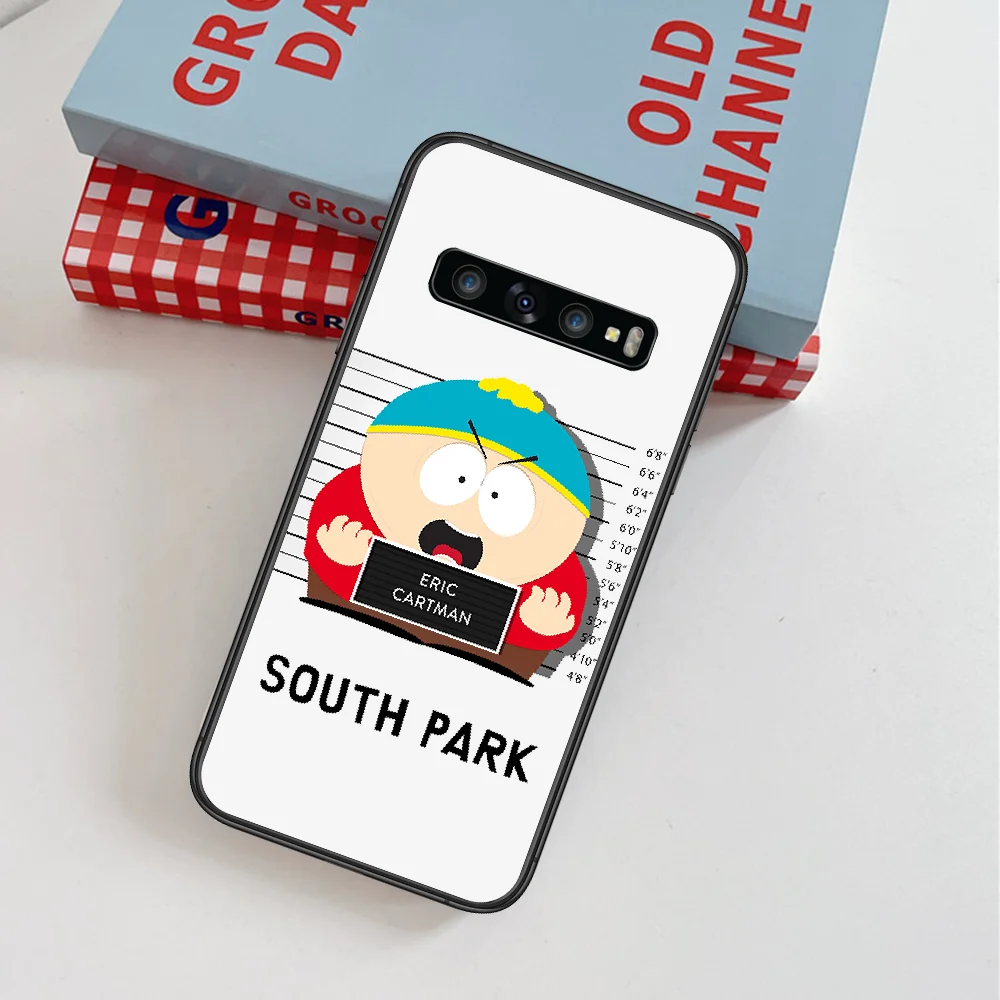 

South-Park Funny Cartoon Phone Case For Samsung Galaxy Note S 8 9 10 20 Plus E Lite Uitra black Etui Tpu Waterproof Silicone