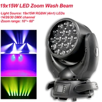 new 9x15w rgbw 4in1 zoom led beam wash moving head light professional dmx control beam lights for christmas disco dj parties