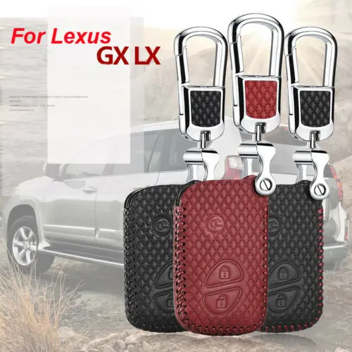 

Smart Key Keyless Remote Entry Fob Case Cover with Key Chain For Lexus GX / LX