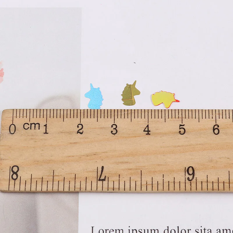 10 г/лот 5*8 мм ультратонкие ногти в форме единорога блестки для украшения ногтей