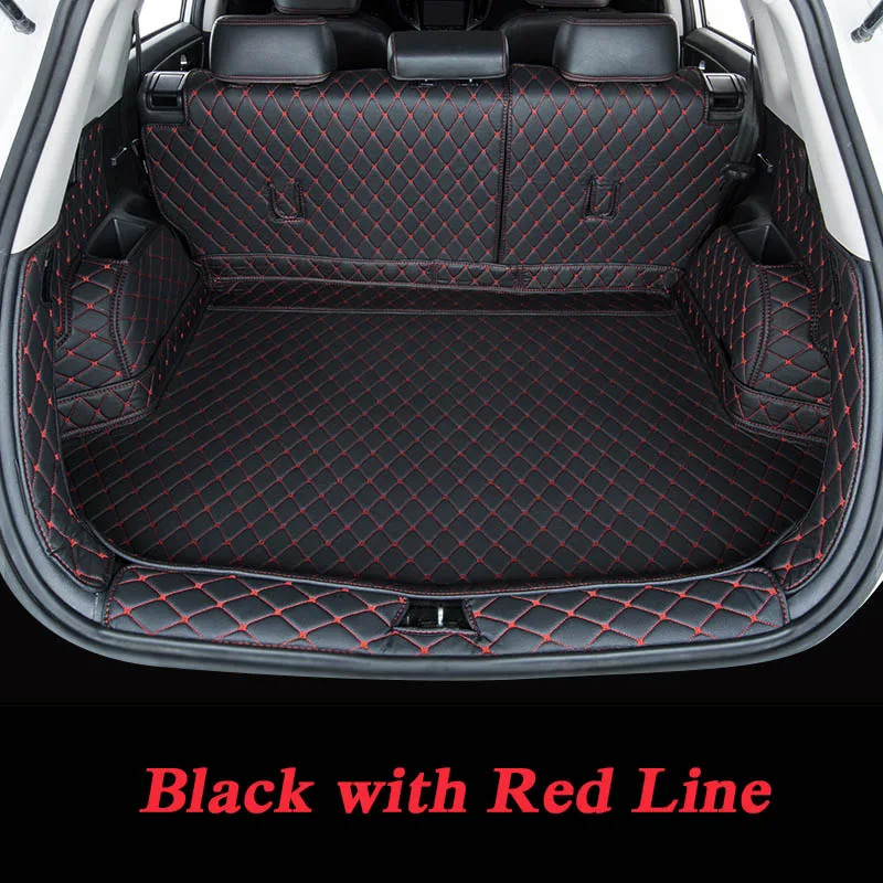 

Car Styling PU Leather Trunk Mat Rear Liner Cargo For CHANGAN CS75 2018-Present Waterproof Carpet Tray Protector Auto Accessoryy