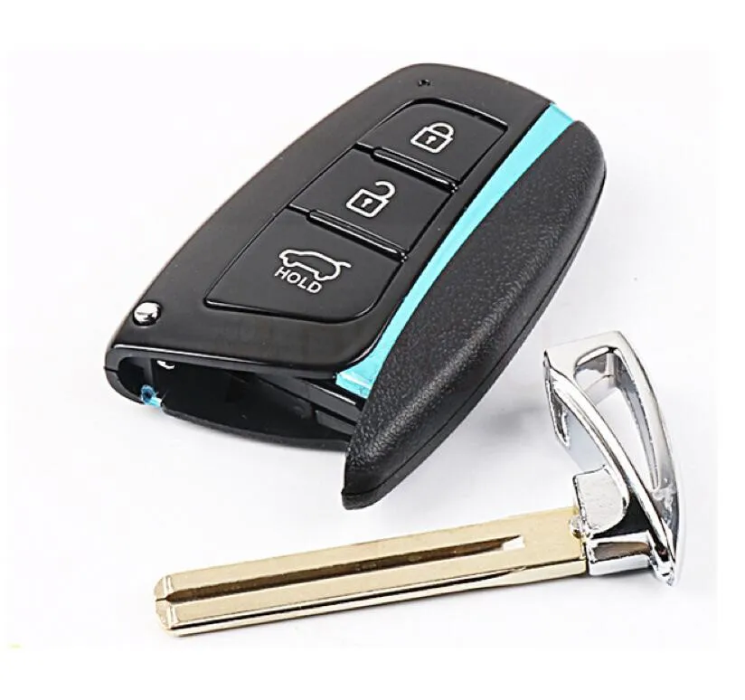 Фото Высококачественный чехол для смарт-ключа Hyundai 2013-2015 Genesis Santa Fe Equus Azera ключа с