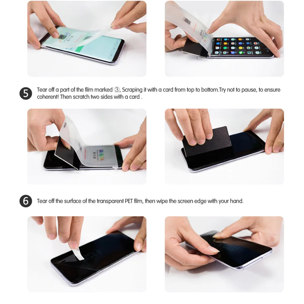 Screen Protector Soft TPU Film Full Cover 3D Edge Curved for Samsung Note8/8+ iPhone 6/7/8 Plus X AS99 | Мобильные телефоны и