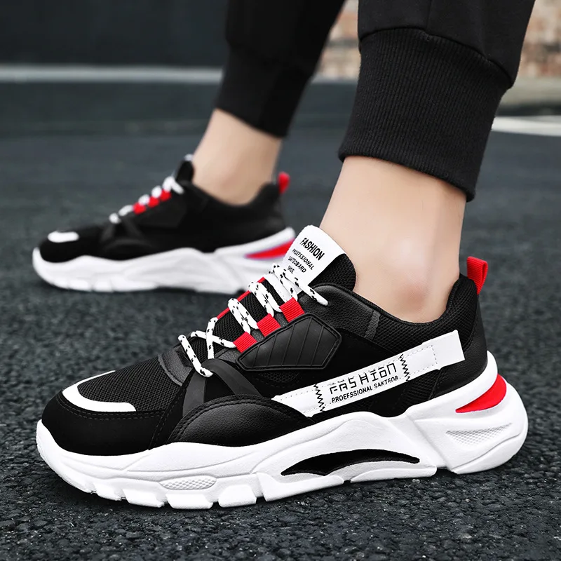 

Fashion Men Sneakers Casual Keep Warm Running Shoes Lac-up Man Shoes Lightweight Vulcanize Shoes Walking Sneakers Scarpe Uomo