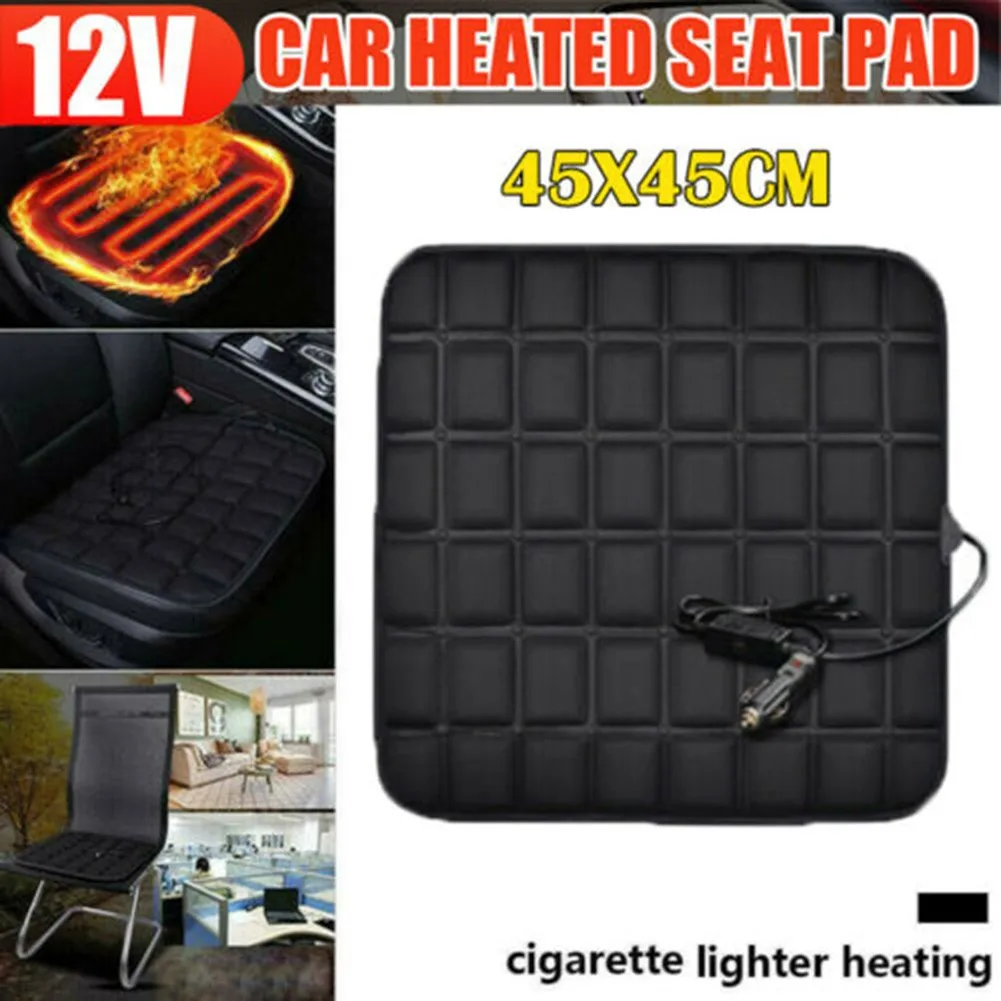 

12v Electric Heated Car Seat Cushions For Winter Heating Pads Keep Warm Covers Car Seat Cover Heated Seats