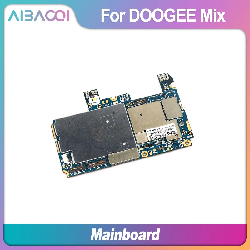 AiBaoQi Новая плата гибкого кабеля материнской платы 4G+64G ROM для телефона Doogee MIX Android 7.0 Helio P25 Octa Core 5,5 дюймов.