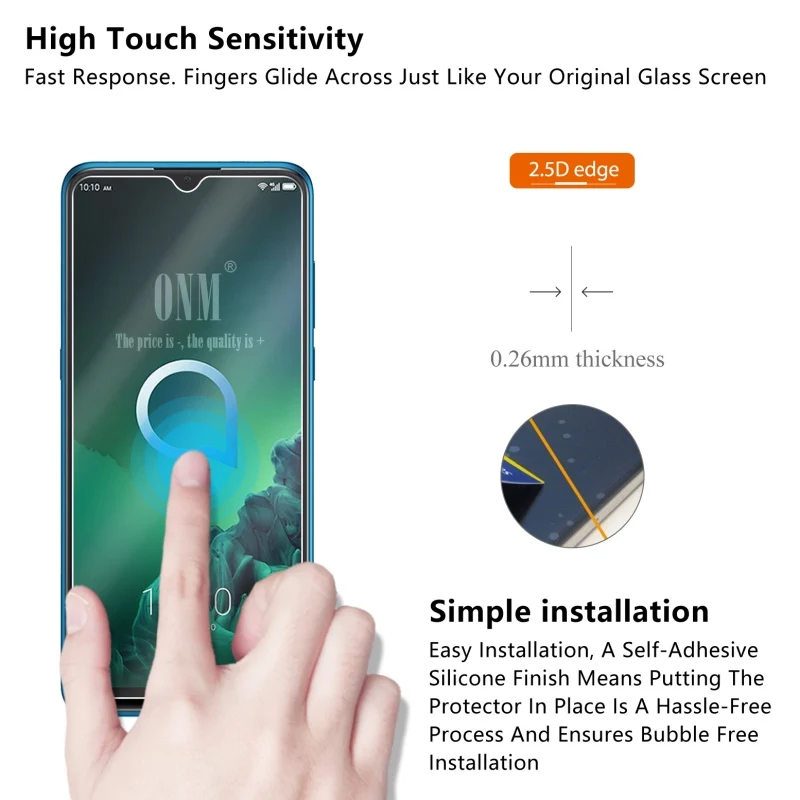 2 шт. закаленное стекло для Alcatel 3 3x1 S 1X1 V 3L защита экрана 9H закаленное стекло для Alcatel 1X3X3 V 5V стекло
