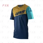2021 команда leatt Moto велосипедная Джерси с коротким рукавом Велоспорт Mtb рубашка горная Футболка Camiseta Motocross Mx одежда для горного велосипеда