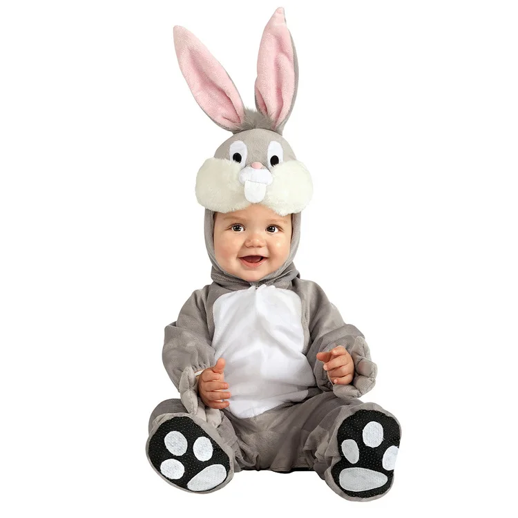 

0-3Years Baby Cartoon Animals Rabbit Rompers Kids Birthday Anniversary Party Role Play Dress Up Outfit Halloween Cosplay Costume