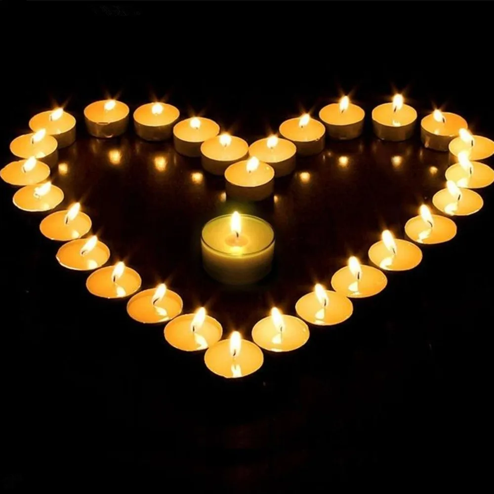 200 алюминий чай светильник чехол контейнеры + свеча фитиль DIY Свечи поделки | Дом и