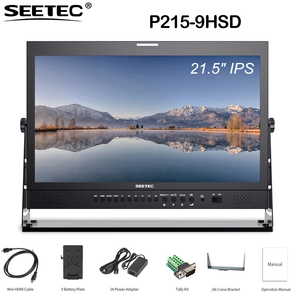 Монитор вещания Seetec P215-9HSD 21 5 дюйма IPS 3G-SDI HDMI настольный ЖК-монитор Full HD 1920x1080 для