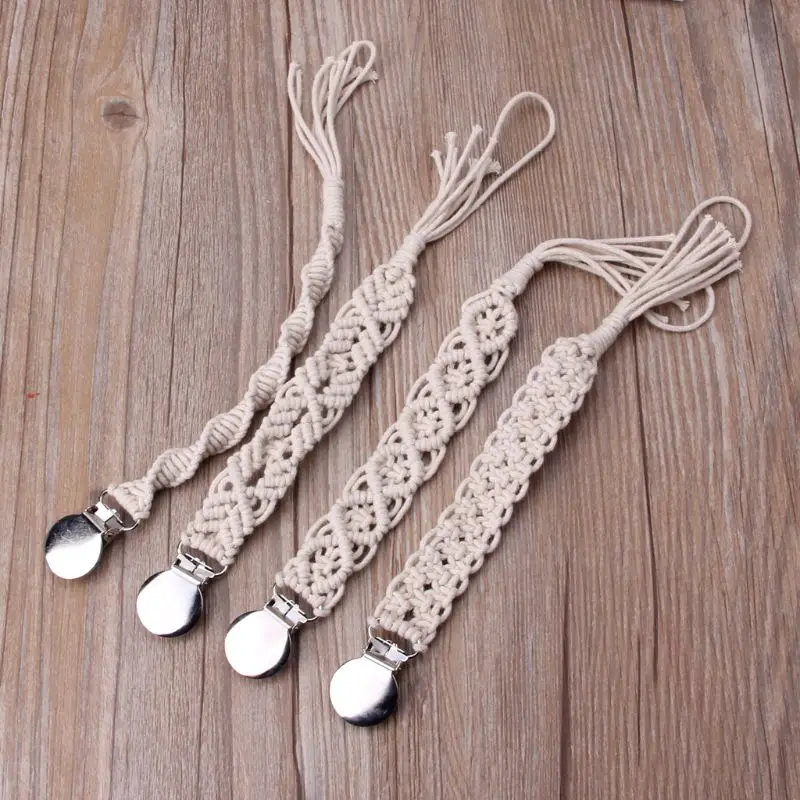 

Детская винтажная вязаная Соска с цепочкой, держатель для соски, соска, цепочка для кормления ребенка