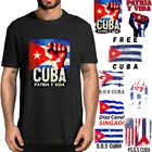 Новинка, Винтажная футболка унисекс из 100% хлопка с флагом кубинской патрихи и виды, Повседневная Мягкая уличная одежда большого размера d для женщин и мужчин, европейский размер, футболка в подарок