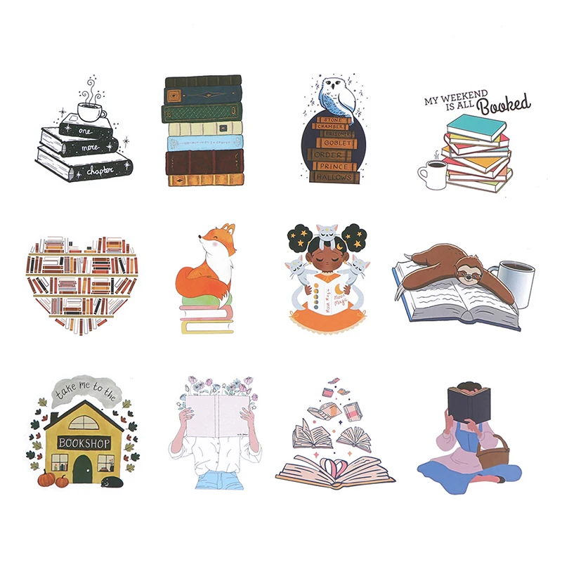 

Reading PVC Stickers Waterproof For Luggage Suitcase Laptop Phone Motorcycle Styling Graffiti Sticker
