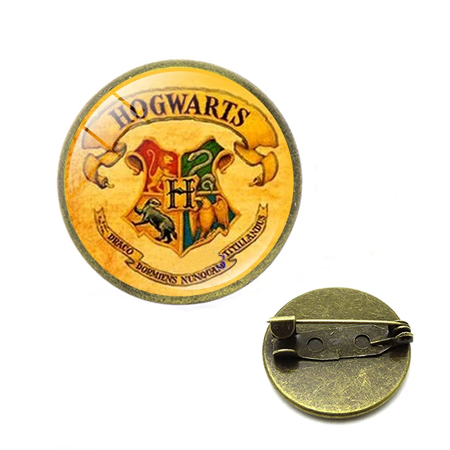 Фильм H P Знак школы Хогвартс Броши винтажные аксессуары Униформа булавки брошь