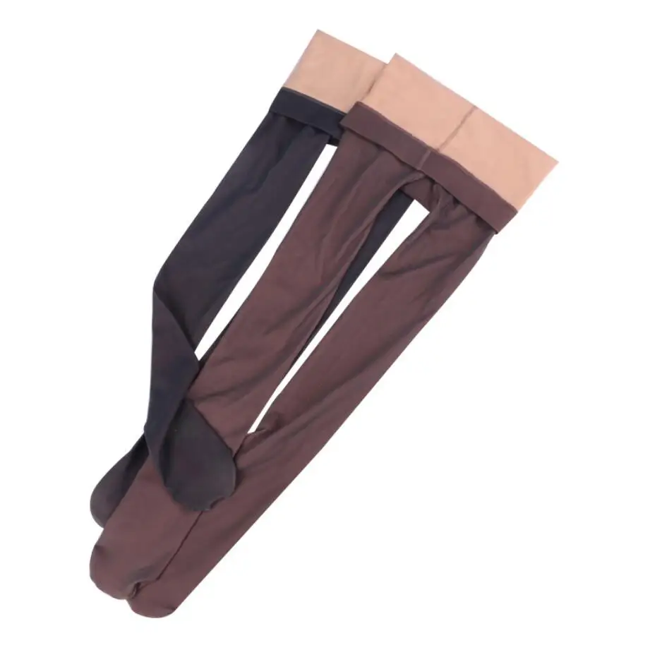 Черные женские колготки из искусственной кожи 80 г прозрачные эластичные