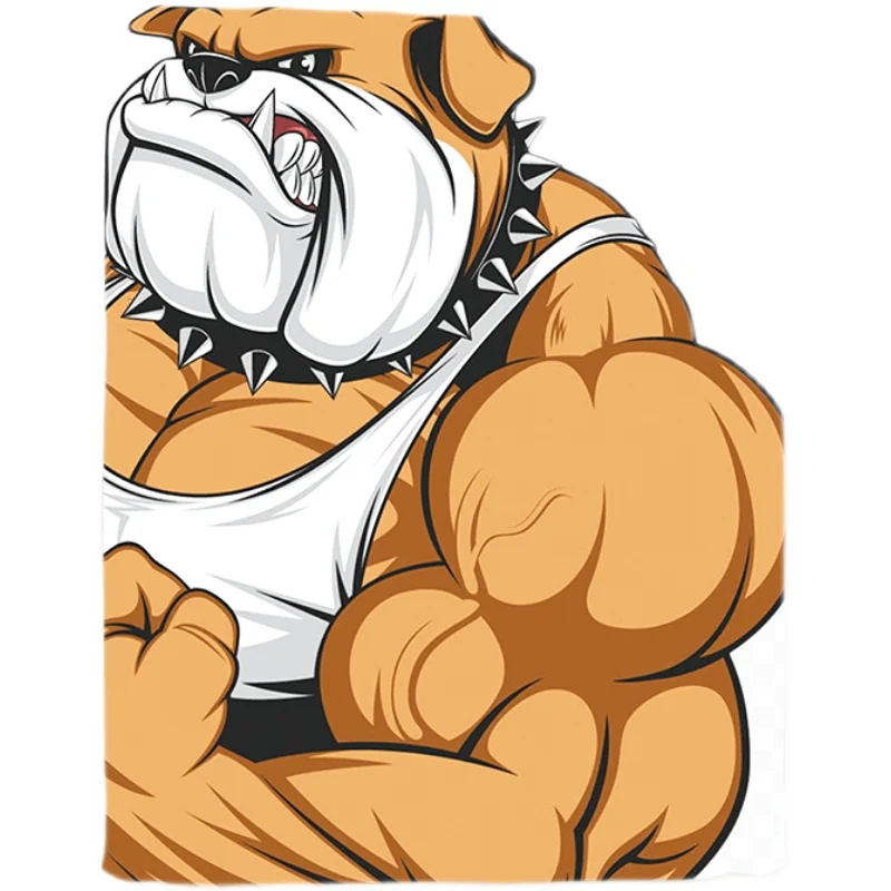 Home Gym Hanging Cloth Muscle Animal Wall Dormitory Bedroom Bedside Decoration Mural Hippie Tapiz Gobelin | Дом и сад