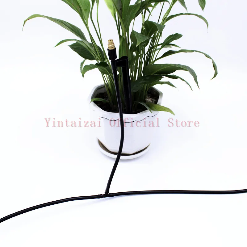 Разветвитель Y образного шланга для полива латунный Дождеватель с шипами 20 см