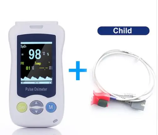 820Mini Child Медицинский ручной OLED пальцевой оксиметр ручной пульсоксиметр мини De Pulso De Dedo Baby Neonatal SPO2 кислорода в крови - Цвет: 820Mini Child
