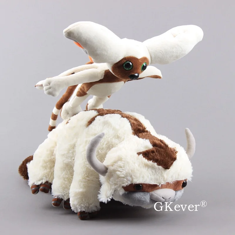2 шт./компл. 20 30 см с рисунком из аниме Appa Момо плюшевые игрушки и куклы мультфильма
