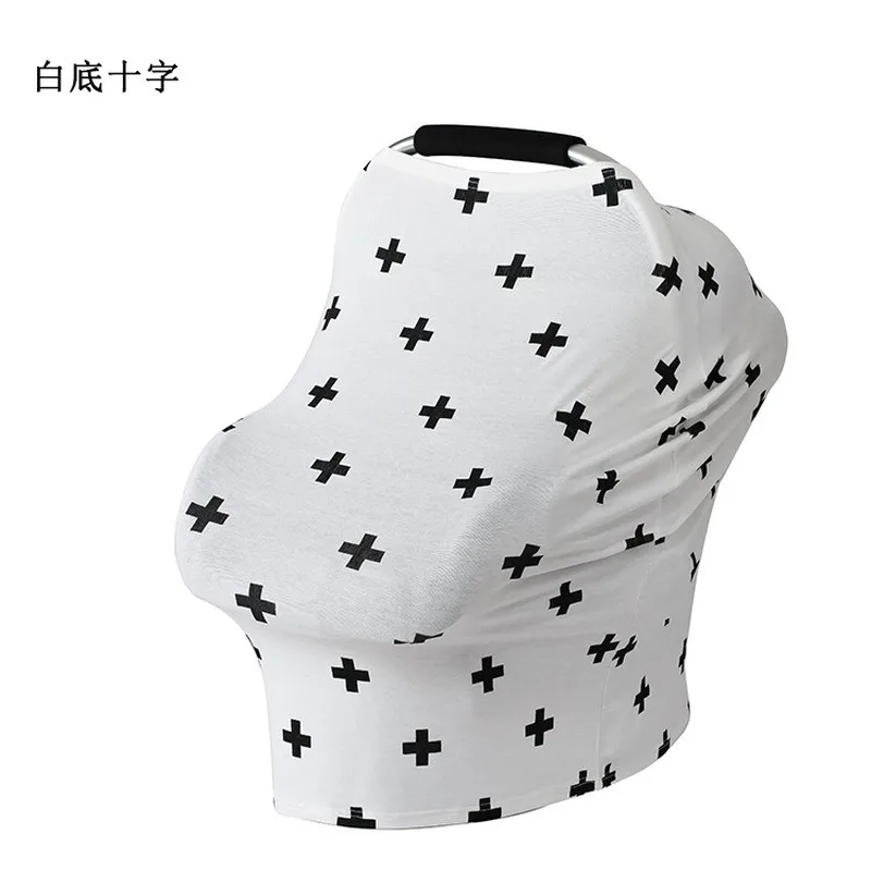 Nursing Cover Breastfeeding Scarf Baby Car Seat Covers Soft and Stretchy Infant Stroller Carseat Canopy for Girls Boys |