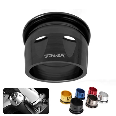 black Новинка T-max 530 аксессуары для мотоциклов труба Глушитель выхлопная Насадка На глушитель для Yamaha T MAX TMAX 500 T-max500 XP530 2012 - Цвет: black