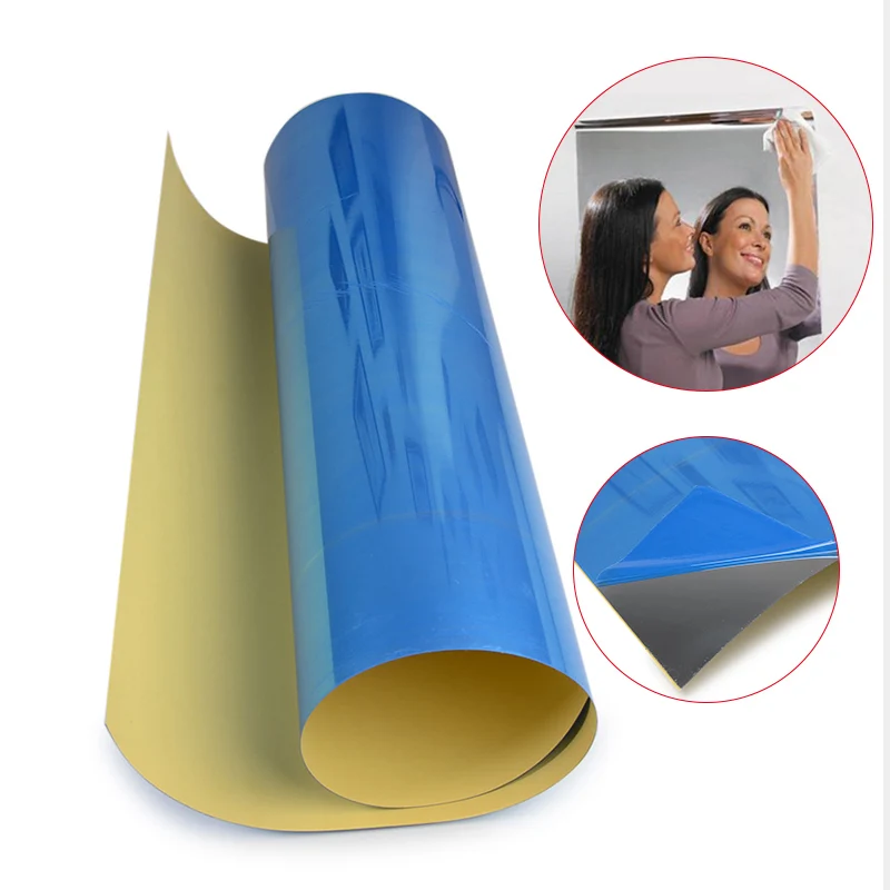 Экономичный DIY зеркальный стикер для настенной плитки квадратный самоклеящийся