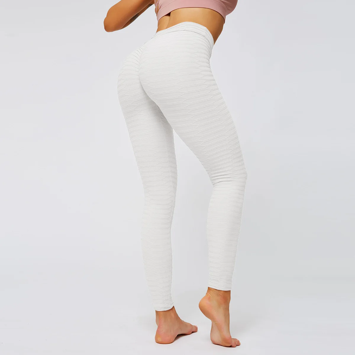 Женские спортивные Леггинсы для йоги штаны Бесшовные Одежда бега и Спортивная
