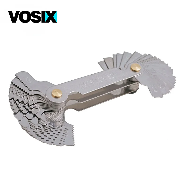 

measuring gauge double-head metric thread pitch gauge for measuring instruments Thread gauge metric/inch system