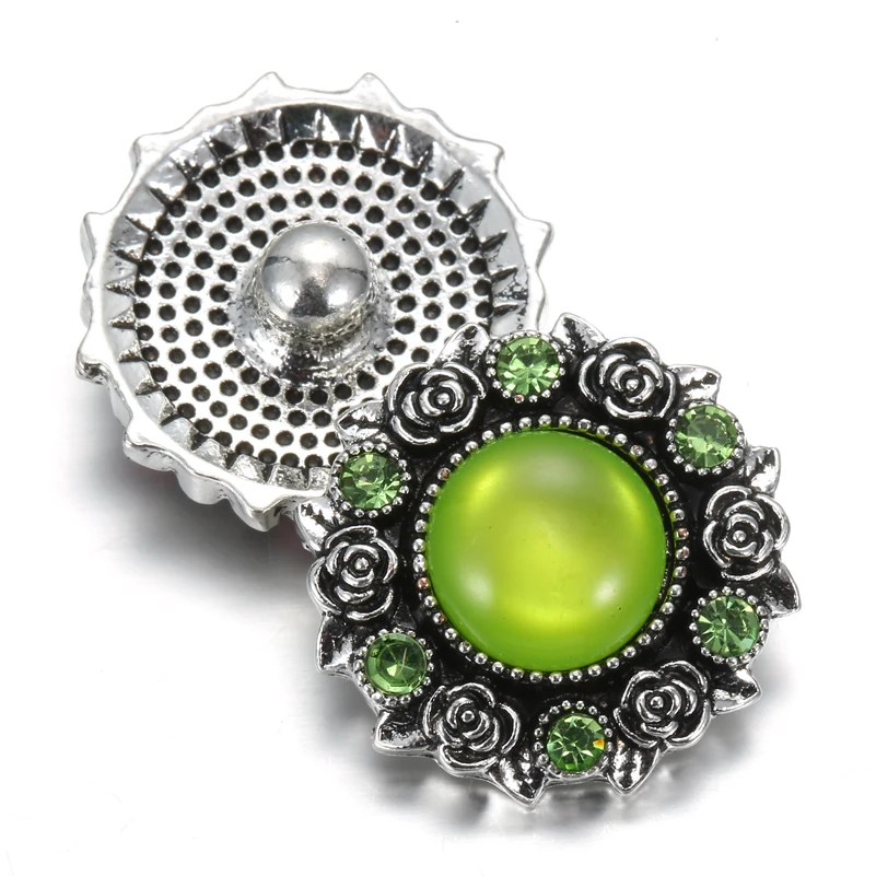 6 шт./лот оптовая продажа 18 мм металлические кнопки ювелирные изделия горный