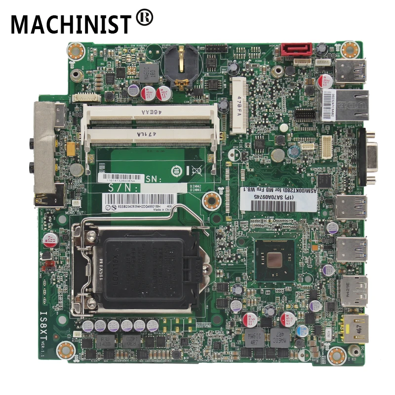 Оригинал для Lenovo thinkcenter M73 M73e M93 M93p IS8XT настольная материнская плата MB LGA 1150 DDR3 03T7171