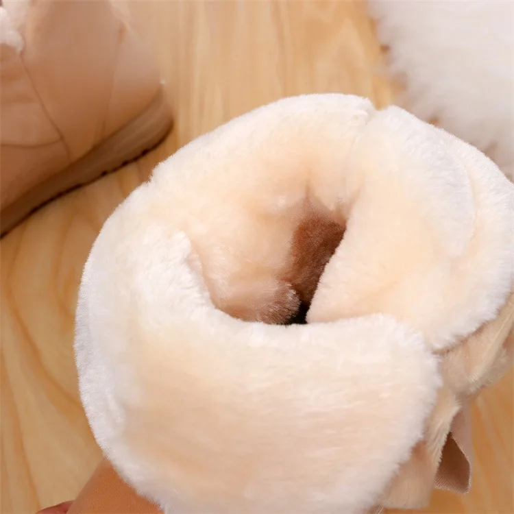 Женские зимние сапоги на платформе теплые с бабочками 2019|Сапоги до середины