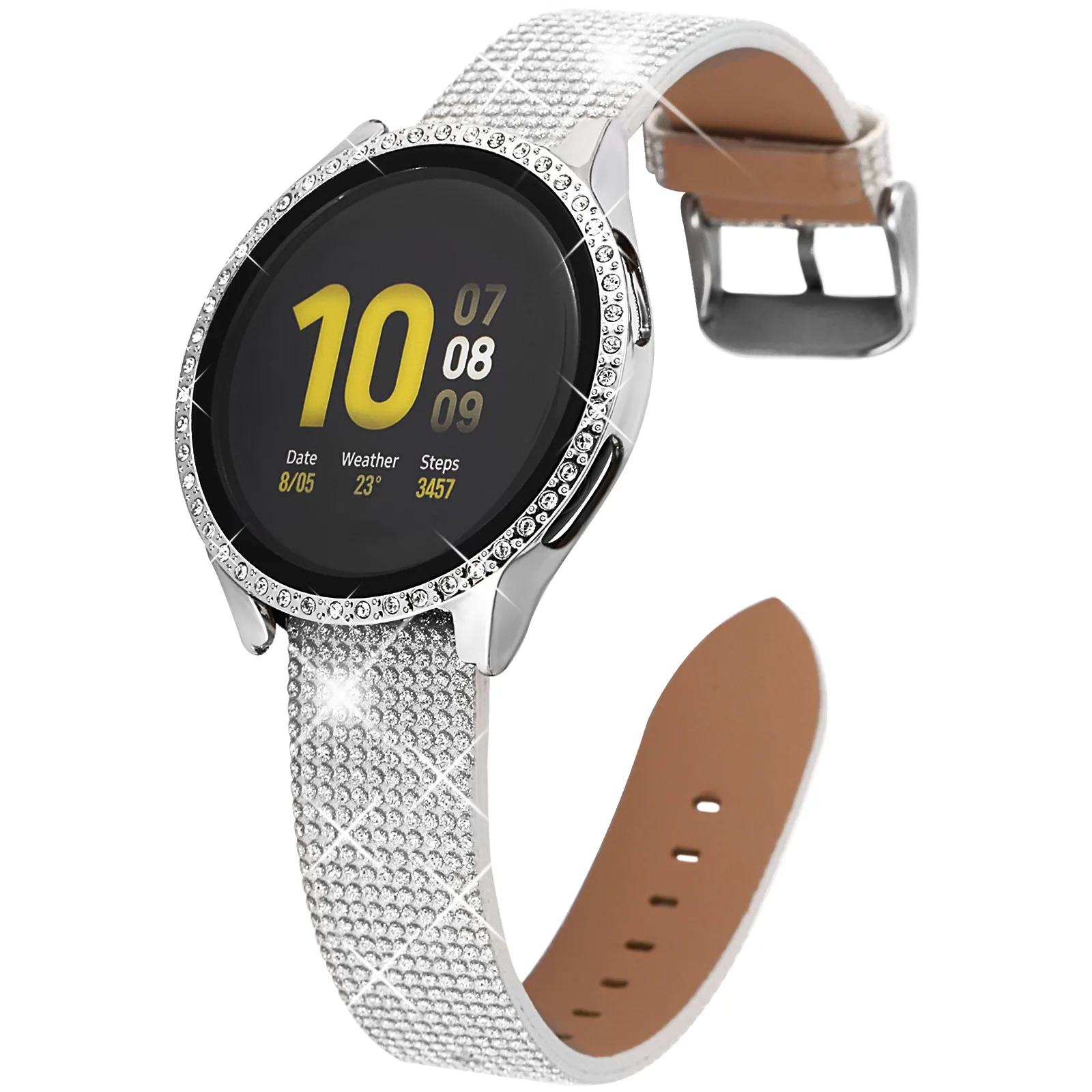 20mm Slim Genuine Leather Band Strap for Samsung Galaxy Watch Active 2/Watch3 41mm Strap for Galaxy watch 42mm accessories