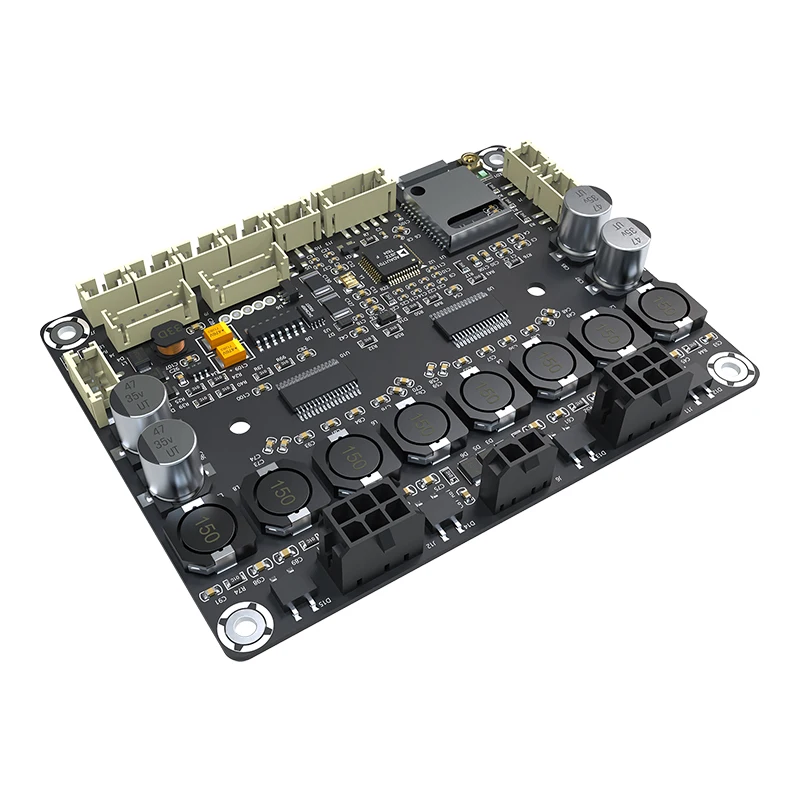 WONDOM JAB4-4X30 Вт Плата усилителя звука класса D с ADAU1701 DSP и BLUETOOTH VER5.0 для системы аудио 4