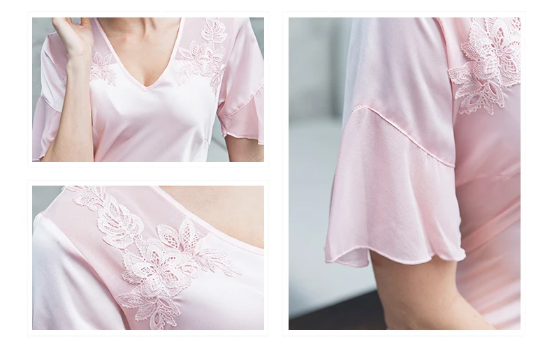 Женская одежда для сна, Женская Лаковая юбка из материала Ice Silk с короткими рукавами, сексуальная одежда для сна, юбка для дома, платье для сна, юбка, одежда для сна