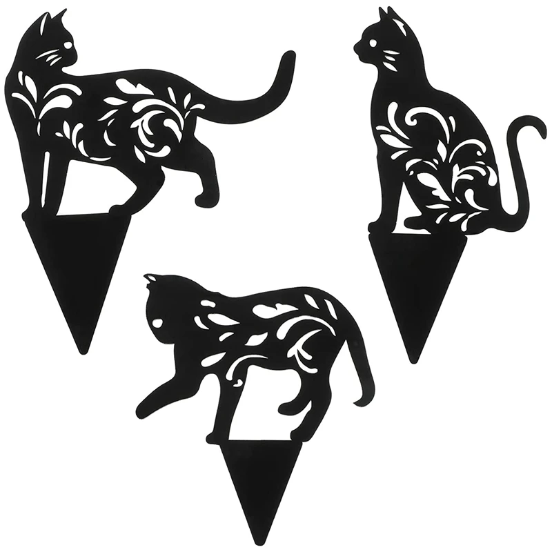

Cat Yard Art,Cat Garden Stake Acrylic Decorative Animal Statue Garden Decor Outdoor Statue For Yard Garden Decor,Lawn