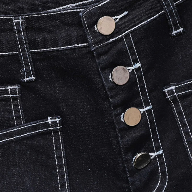 

Women's Black Denim Shorts 2021 New High-waist Shorts Casual Loose Ladies Fashion Large Size 5XL Wide-leg Short Jeans
