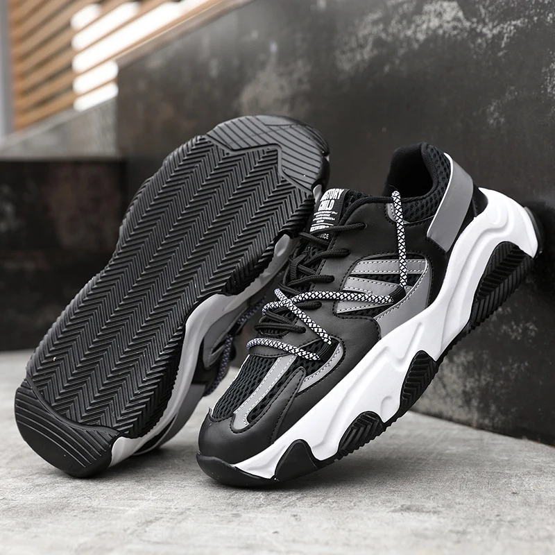 

Light Breathable Trend Men Sneakers Men's Fashion Casual Shoes Comfortable Outdoor Non-slip Man Walking Shoes Zapatillas Hombre