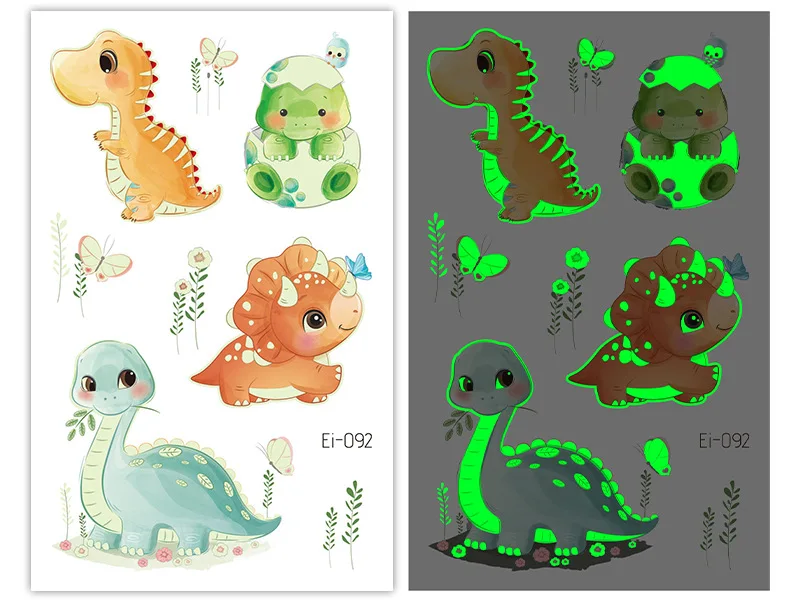 

Светящиеся наклейки аниме динозавры