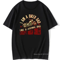 special man black t shirt ai am a biker dad tshirt motorcyle riding gift for mens tops shirt 100 cotton oneck t shirt