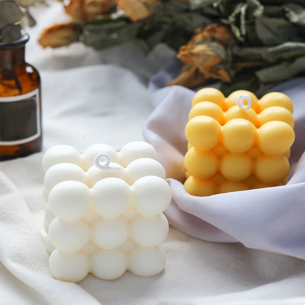 3D квадратная форма для свечей соевое восковое эфирное масло ароматерапия Свеча