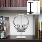 Подставка для гарнитуры со съемным алюминиевым сплавом, легкая в хранении настольная подставка для наушников, черный белый двухцветный дисплей